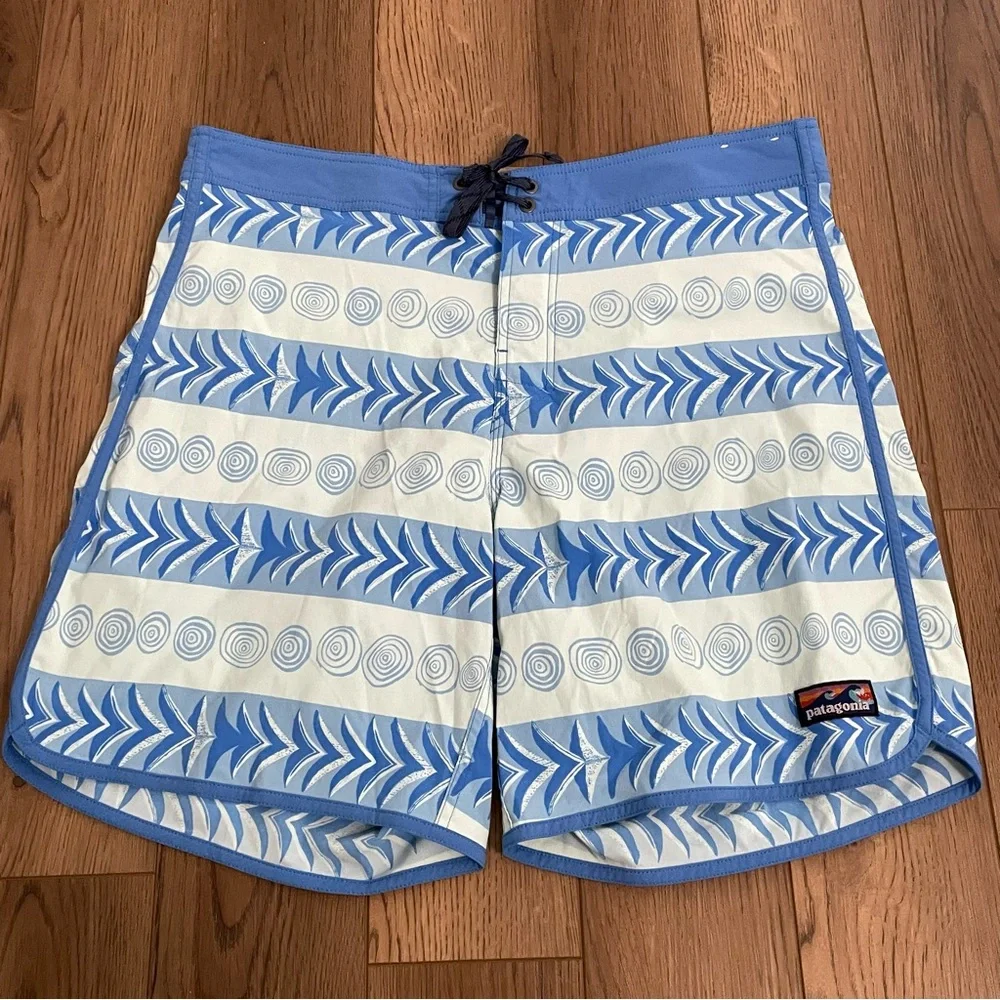 Patagonia Wavefarer Swim‎ Board Shorts Blue